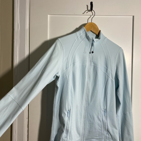 Lululemon Define Jacket *Luon Size 12 Powder Blue - Picture 3 of 7